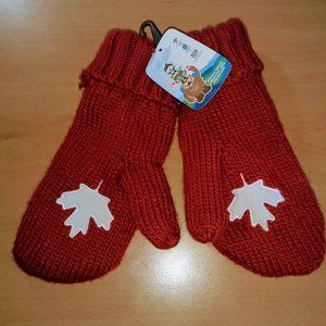 Vancouver Olympic 2010 Red Mittens Size L-XL